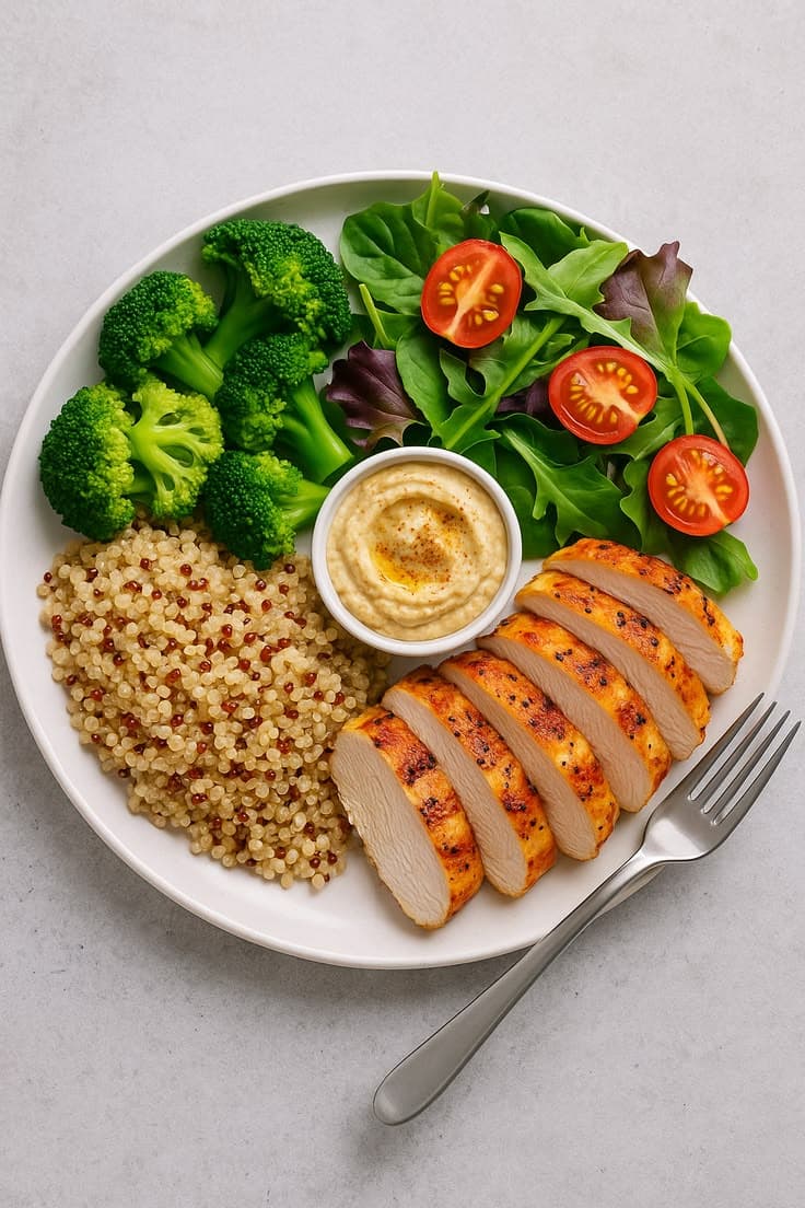 Freshly cooked diet meal from The Diet Hub